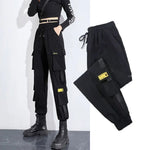 Women's Slim Fit High Waisted Cargo Pants - Preezies