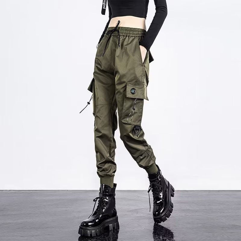 Slim Ankle Banded Cargo Pants - Preezies